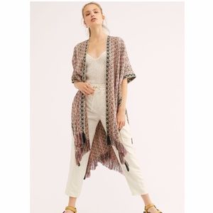NWT Free People Higher Ground Wrap Kimono
